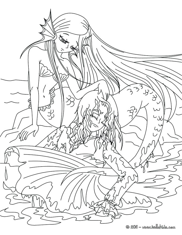 736x951 H2o Just Add Water Coloring Pages The Little Mermaid Tale Coloring