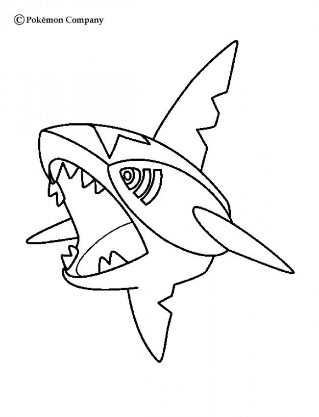 Sharpedo Pokemon Coloring Page. More Water Pokemon Coloring Sheets 651x850 Sharpedo Pokemon Coloring Page. More Water Pokemon Coloring Sheets