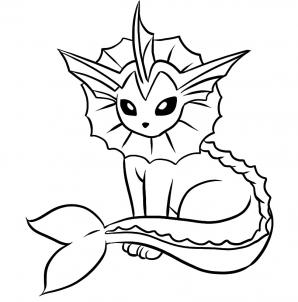 Eevee Pokemon Coloring Pages 298x302 Eevee Pokemon Coloring Pages
