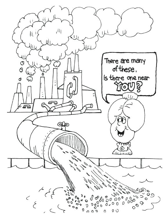 576x745 Water Pollution Colouring Sheet Coloring Pages Home