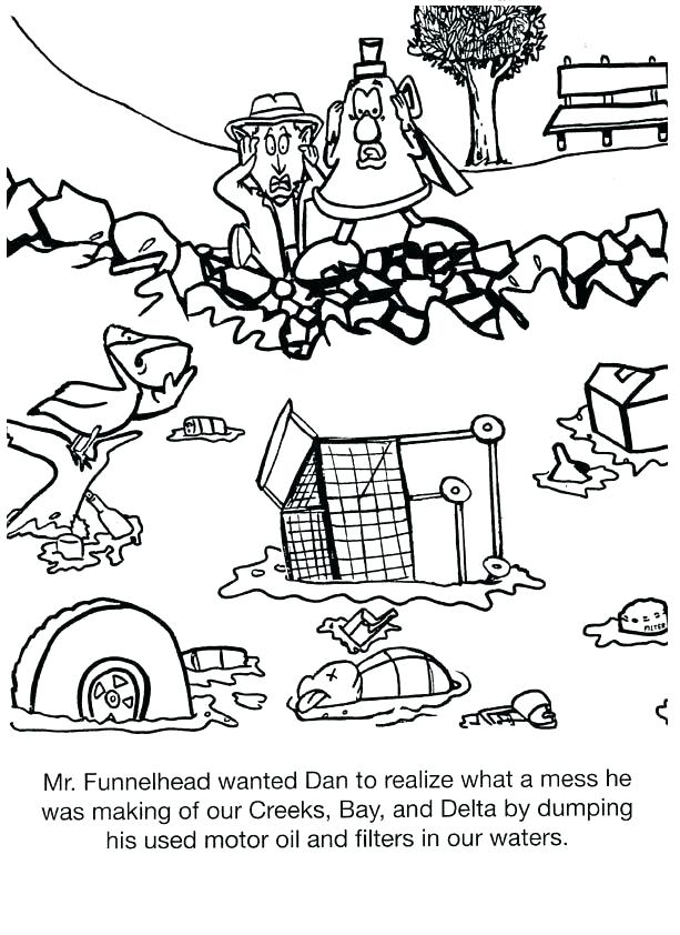 Water Pollution Coloring Pages at GetColorings.com | Free printable ...