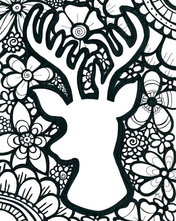 Deer Coloring Page Deer Color Pages Coloring Pages Deer Pen 570x713 Deer Coloring Page Deer Color Pages Coloring Pages Deer Pen