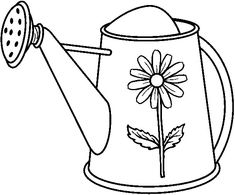 235x195 Watering Can Summer Coloring Pages