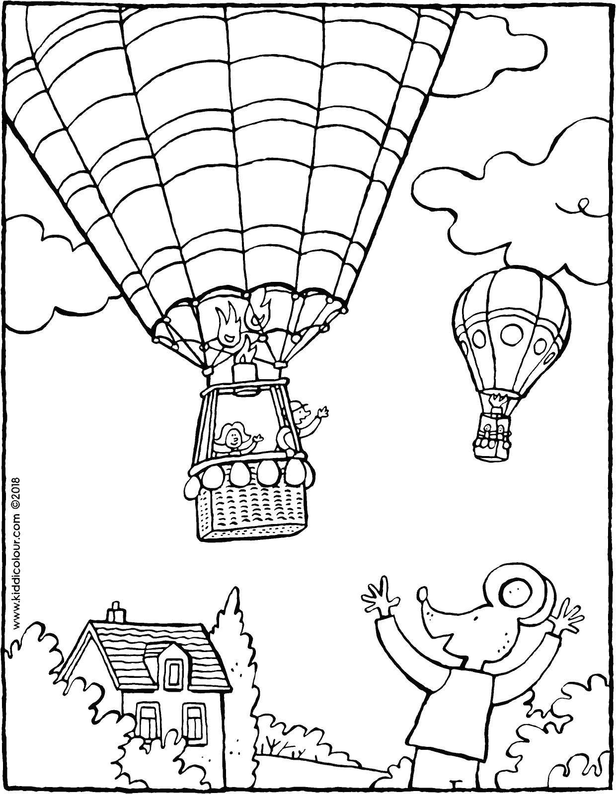 Thomas Waves To A Hot Air Balloon 1240x1600 Thomas Waves To A Hot Air Balloon