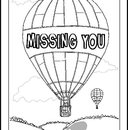 417x425 We Missed You Coloring Pages Printable Get Well Soon Colouring