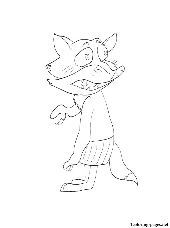 560x750 Duke Weaselton Zootopia Coloring Pages