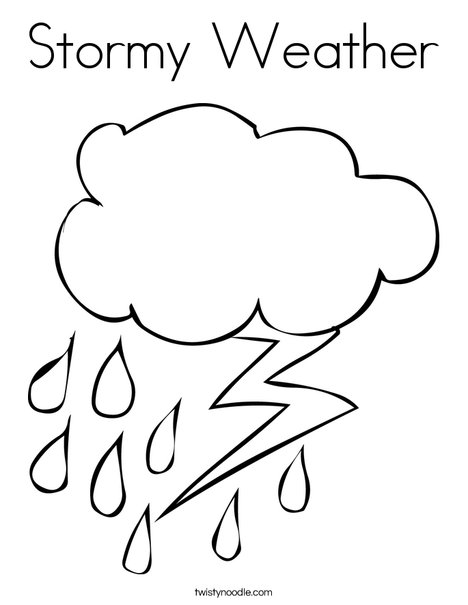Stormy Weather Coloring Page 468x605 Stormy Weather Coloring Page