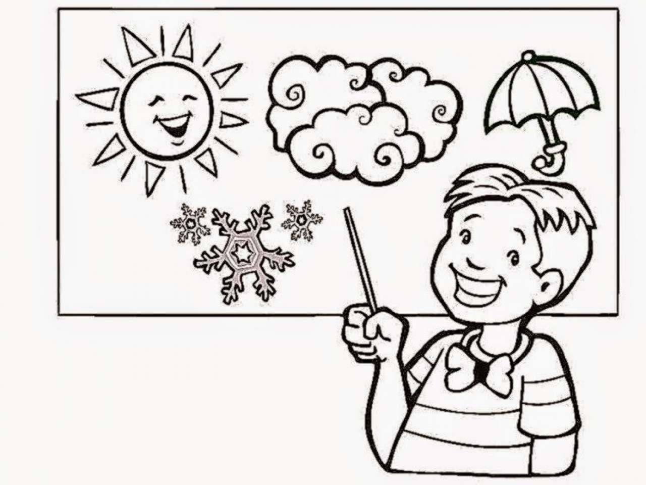 Fun Weather Coloring Pages For Kids Free 1280x960 Fun Weather Coloring Pages For Kids Free