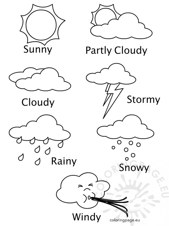 Weather Coloring Pages Printable Coloring Pages 595x793 Weather Coloring Pages Printable Coloring Pages