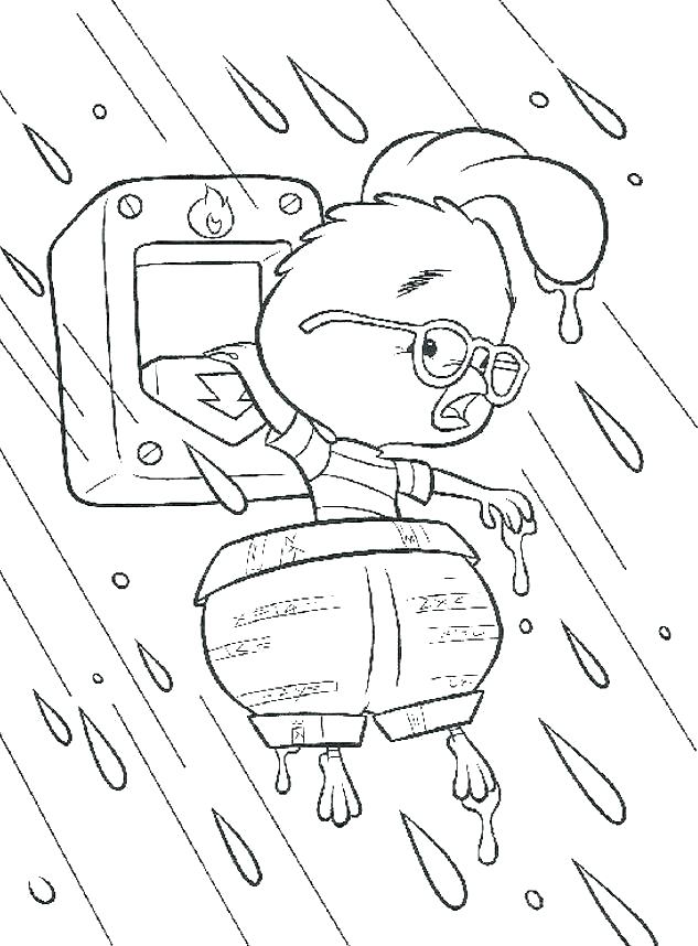 633x858 Weather Coloring Pages Rain Coloring Page Rain And Lightning