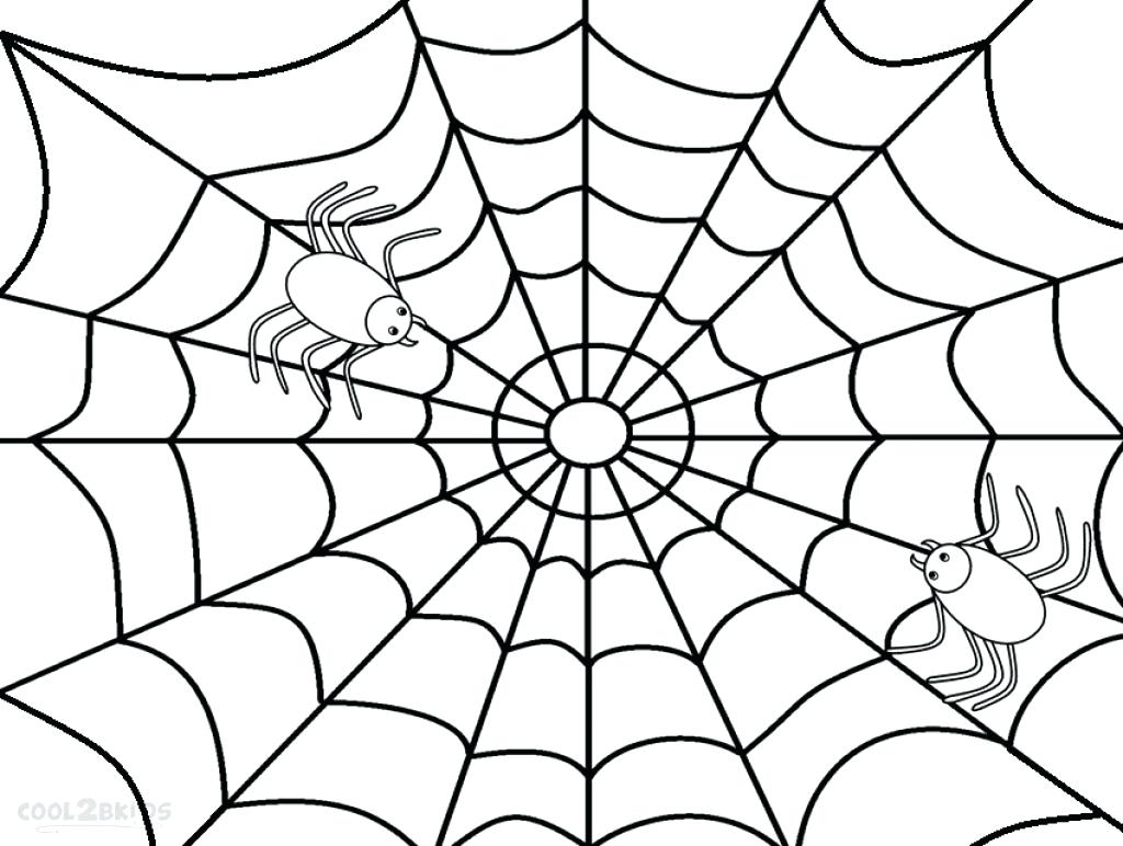 1024x772 Spider Printable Web Coloring Pages And Page