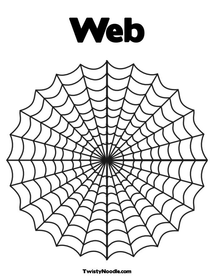 685x886 Spider Web Coloring Pages