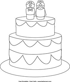 Wedding Cake Coloring Page A Kid's Activity Book 236x274 Wedding Cake Coloring Page A Kid's Activity Book