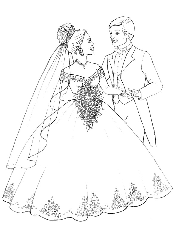 600x800 Kids N 34 Coloring Pages Of Marry And Weddings