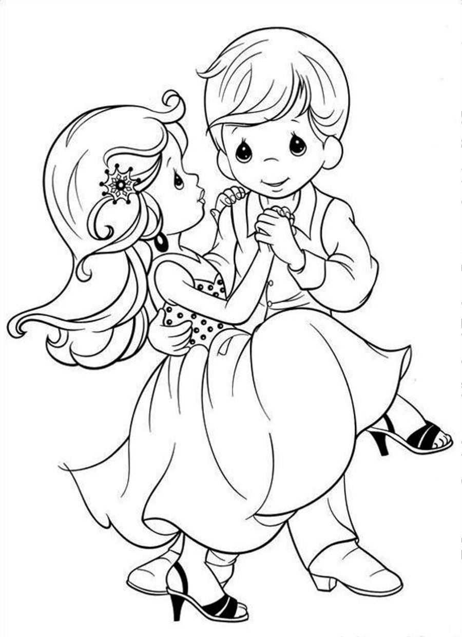 Cute Precious Moments Coloring Pages Wedding Colouring 900x1240 Cute Precious Moments Coloring Pages Wedding Colouring