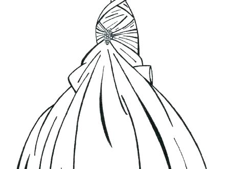 Wedding Dress Coloring Pages at GetColorings.com | Free printable ...