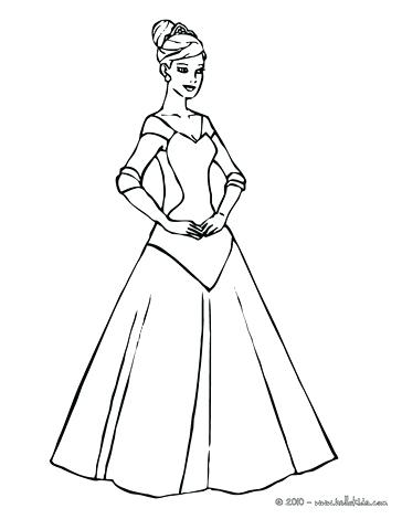 Wedding Dress Coloring Pages Printable Princesses Dresses Coloring 364x470 Wedding Dress Coloring Pages Printable Princesses Dresses Coloring