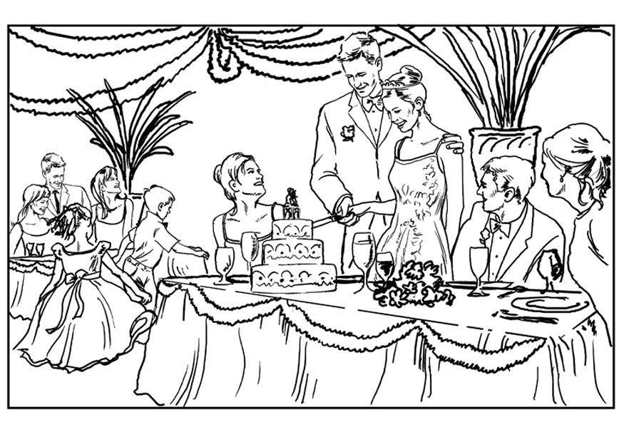 875x620 Lovetta's Blog Wedding Reception Coloring Page The Reception That