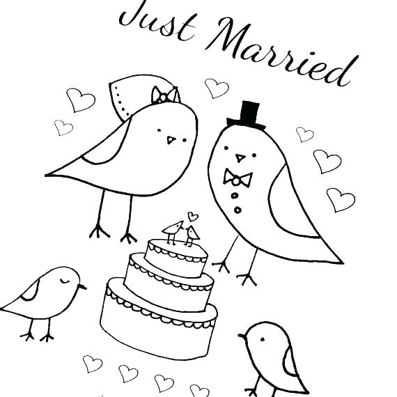 570x570 Wedding Coloring Pages Free Wedding Party Coloring Page Wedding