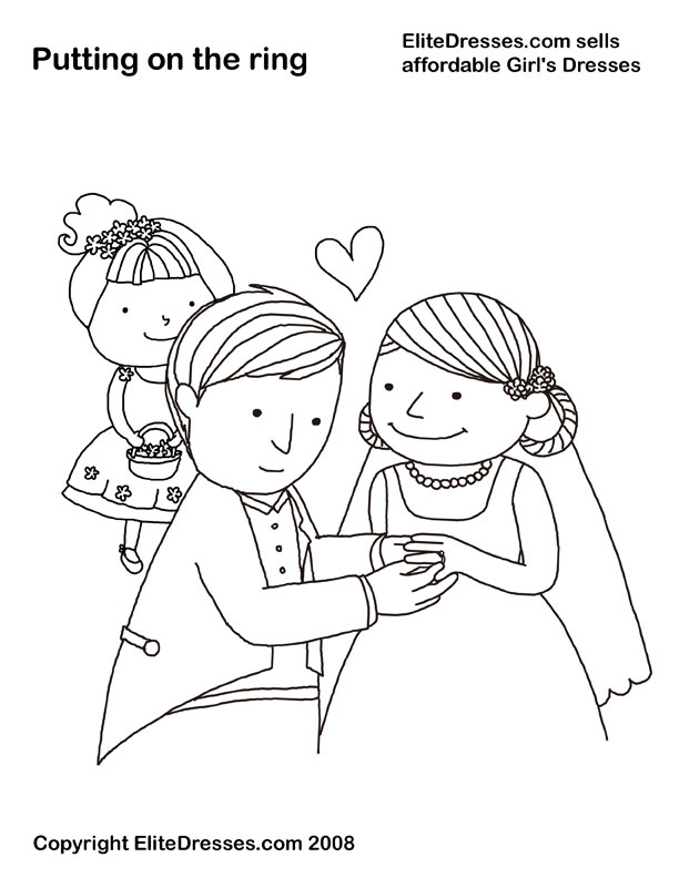 Wedding Coloring Pages That Are Free And Printable 612x792 Wedding Coloring Pages That Are Free And Printable