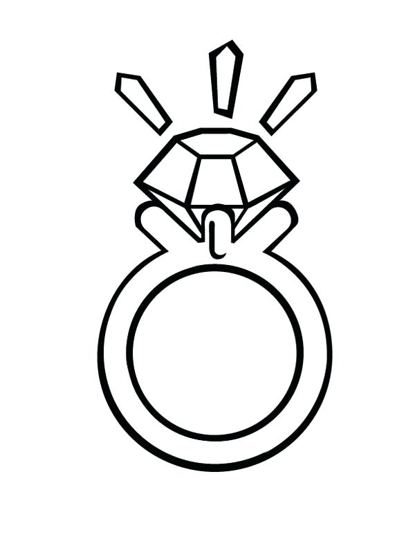 Wedding Ring Coloring Pages at GetColorings.com | Free printable