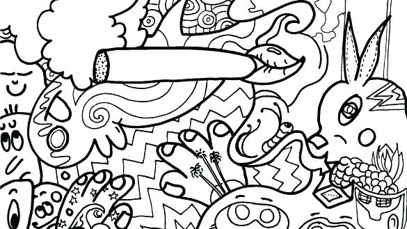 585x329 Psychedelic Coloring Pages Coloring Pages Psychedelic Art Free