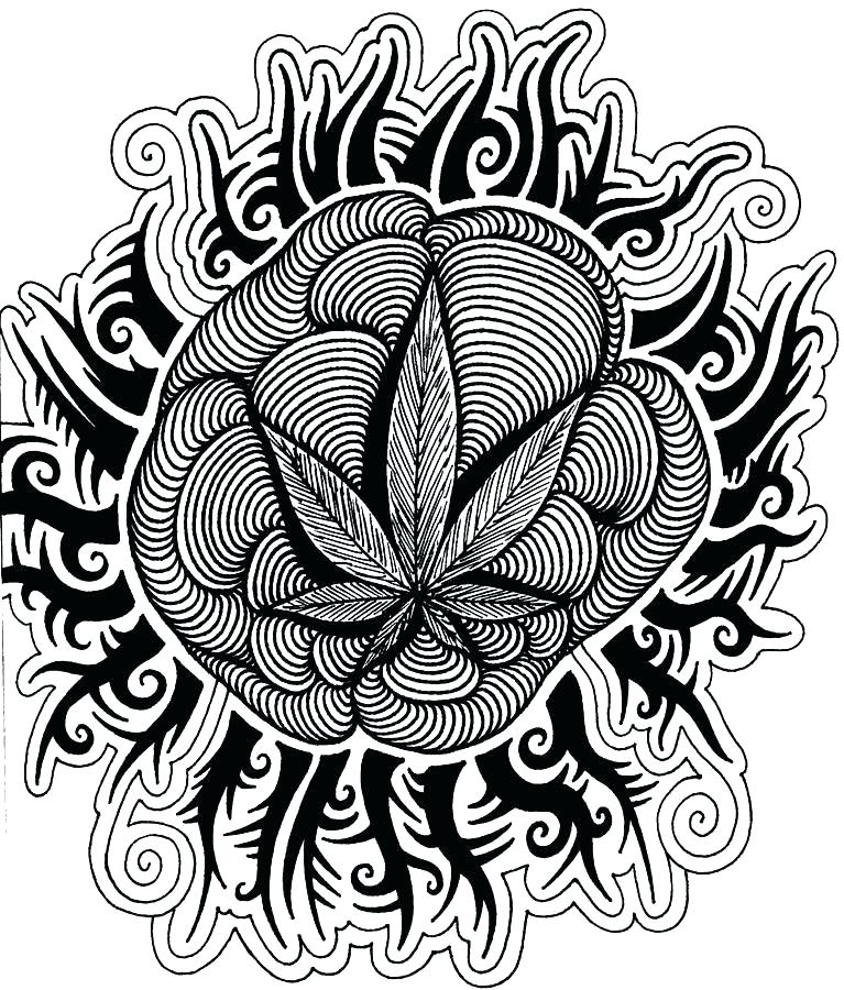767x900 Weed Coloring Sheets Mushroom Coloring Pages Pin Drawn Weed
