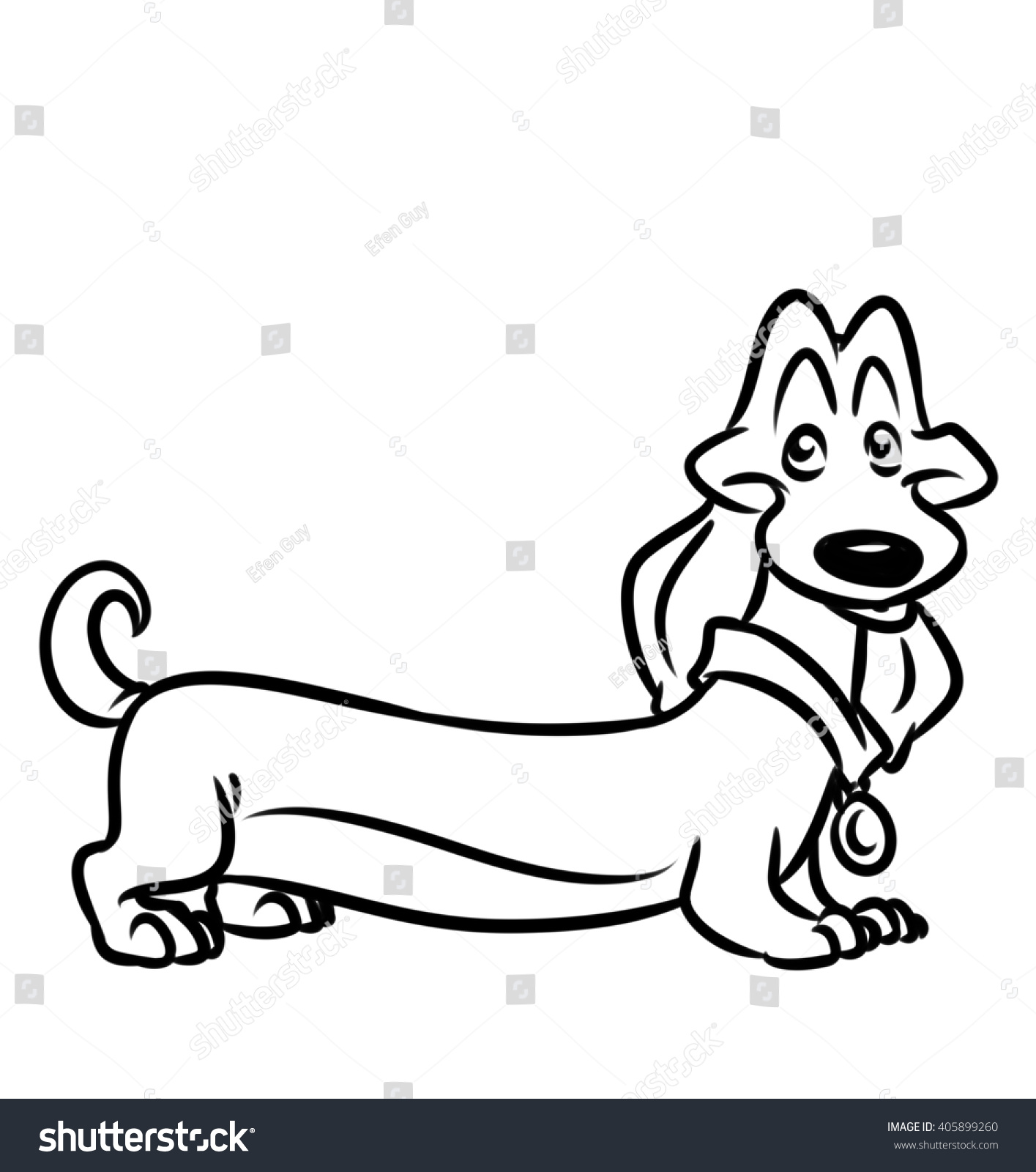 1415x1600 Stock Photo Dachshund Dog Coloring Pages 405899260