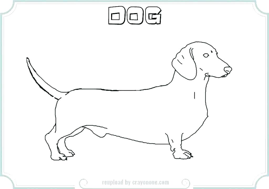 1024x720 Dachshund Coloring Pages Dog Printable Coloring Pages Dog Coloring
