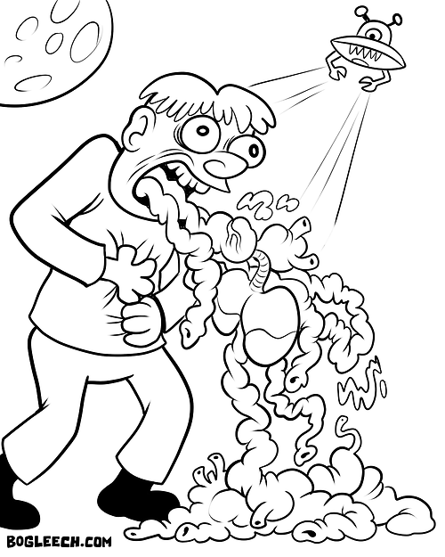 500x625 Weird Coloring Page