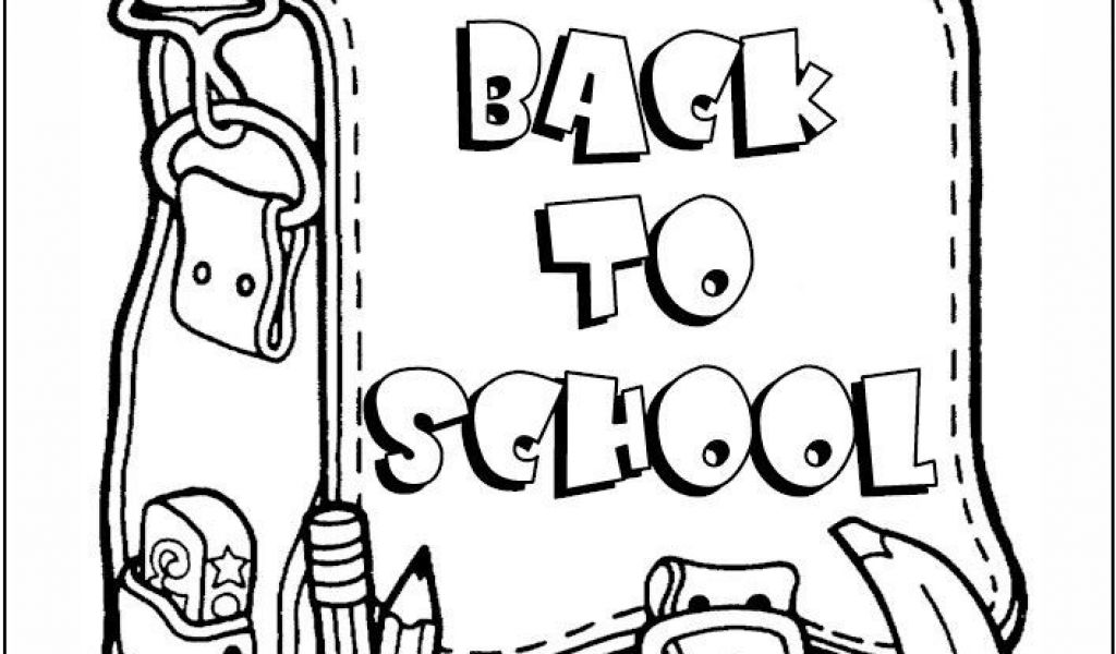 Printable Welcome Back Coloring Pages