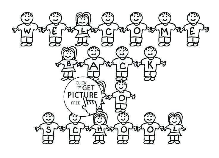 736x531 Welcome Back Coloring Pages Welcome Back To School Coloring Sheets