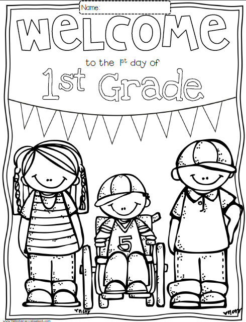 490x640 Back To School Coloring Pages For First Grade Educational