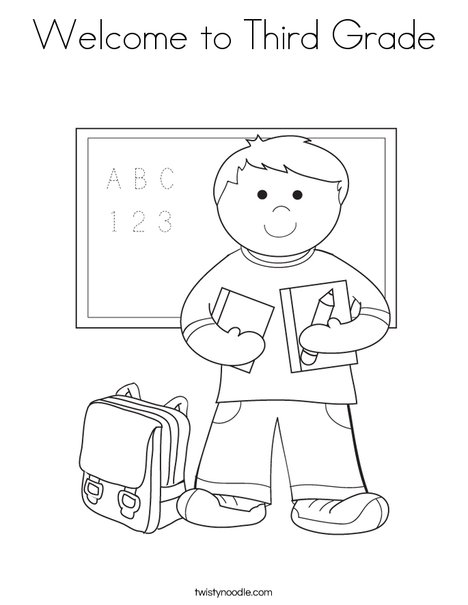 Welcome To Third Grade Coloring Page 468x605 Welcome To Third Grade Coloring Page