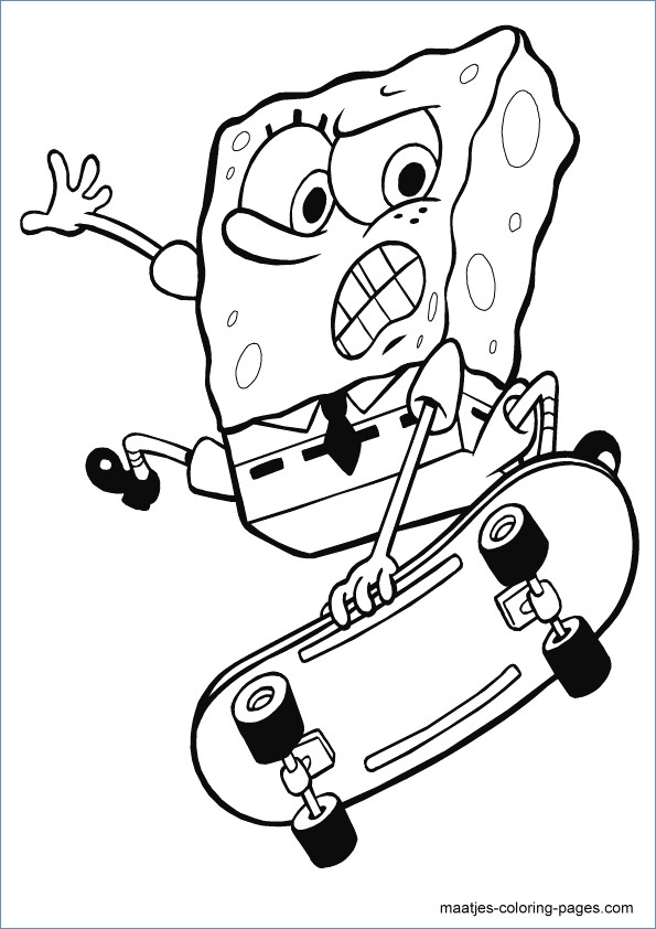 595x842 Squidward Welcome Home Spongebob Squarepants Coloring Page