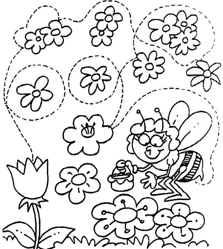 715x798 Welcome Spring Coloring Pages For Kids Kita