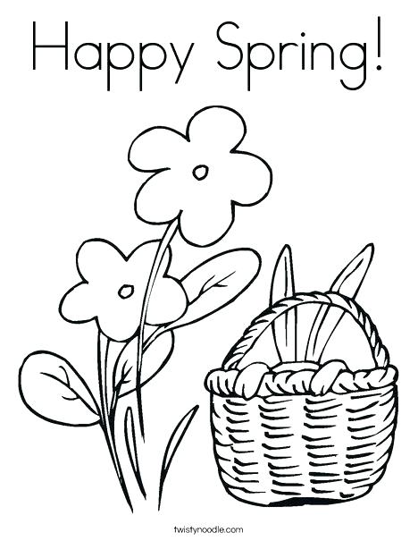 468x605 Welcome Spring Coloring Sheets Spring Coloring Pages Happy Spring