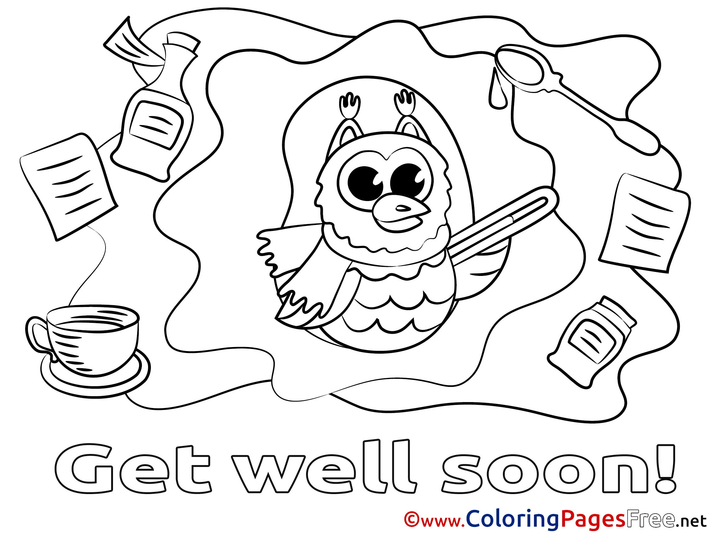 2300x1725 Elegant Get Well Soon Coloring Pages 72 With Additional Coloring