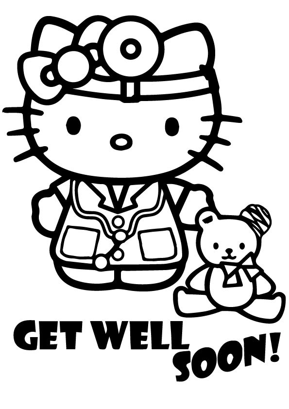 595x842 Get Well Soon Printable Coloring Pages Get Well Coloring Pages Get