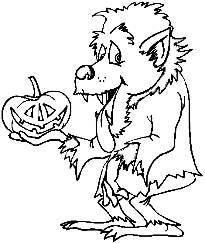 675x799 Werewolf Coloring Pages