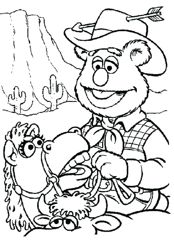 600x837 Western Coloring Sheets Awesome Cowboy Coloring Pages Free Image