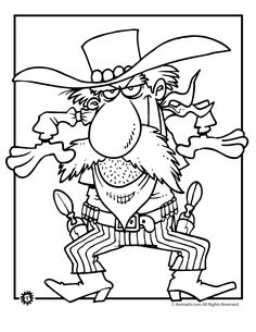 236x305 Far West Coloring Page Preschool Western Wild West