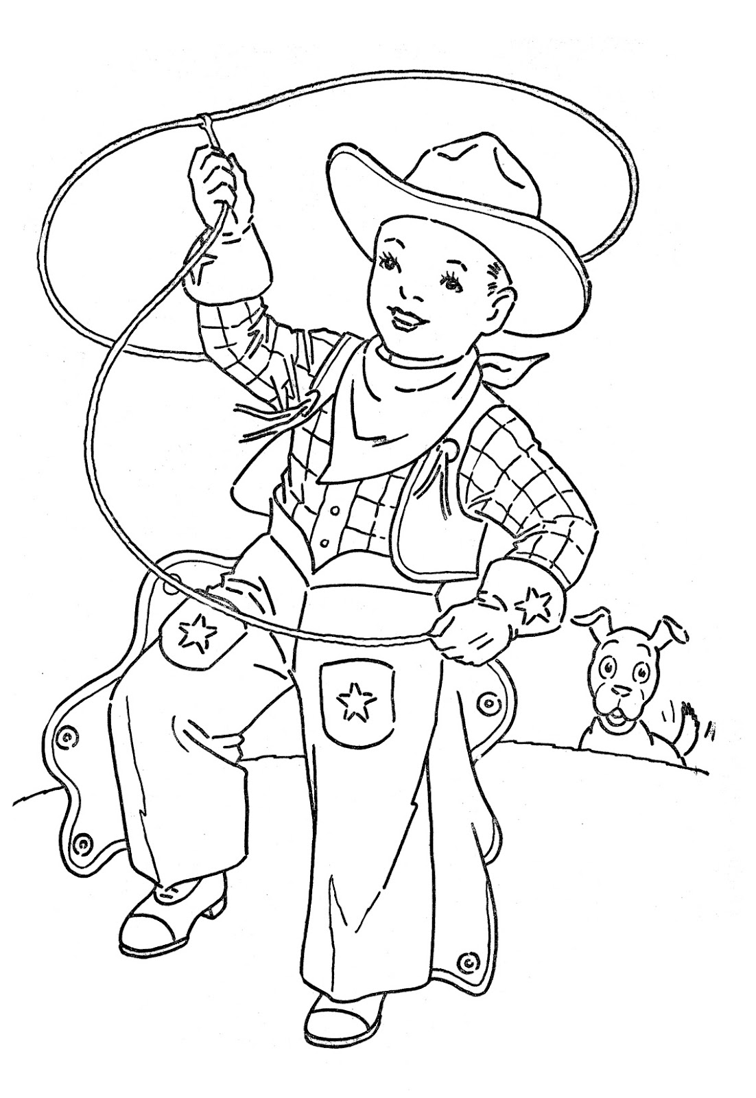 1102x1600 Western Coloring Pages