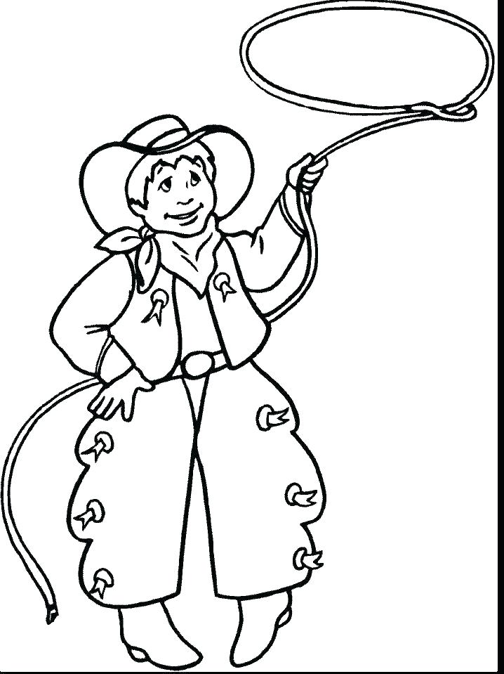 Cowboy Coloring Pages Printable 718x959 Cowboy Coloring Pages Printable