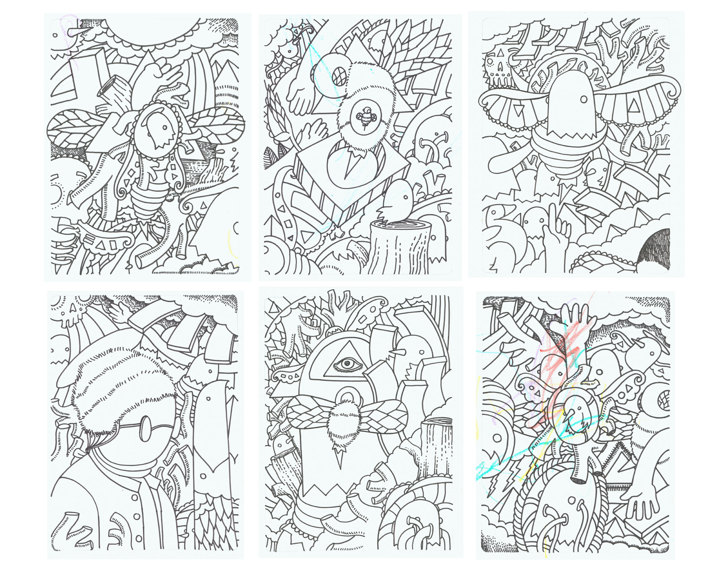 2376x1872 Western Town Coloring Pages