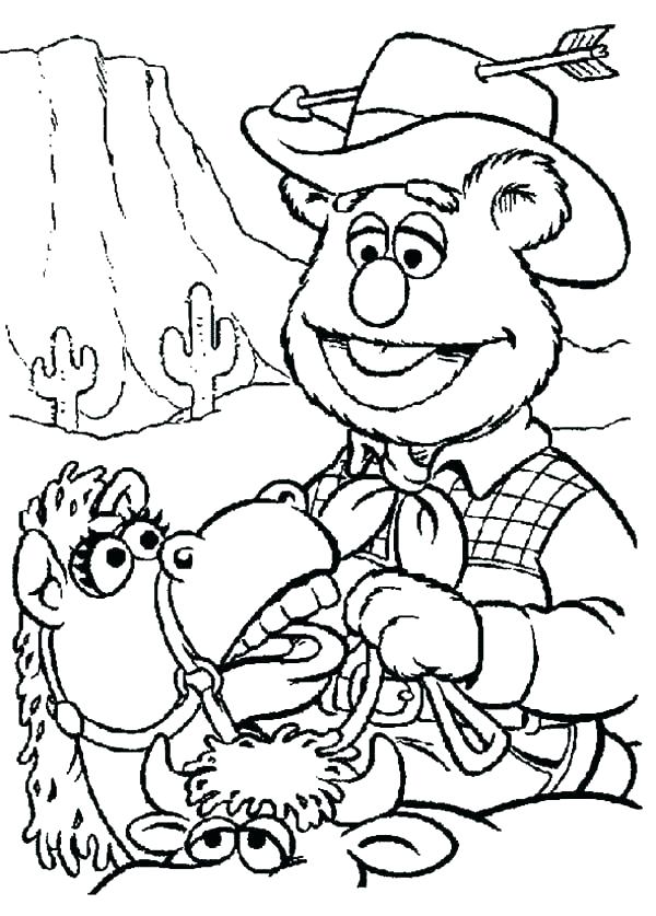 600x837 Coloring Pages Christmas Reindeer Western Cowboy Gun Town Wild