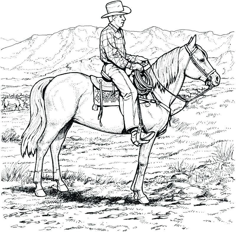 800x788 Download Pages And Color In A Saddle A Wagon Or Two Of Cowboy Old
