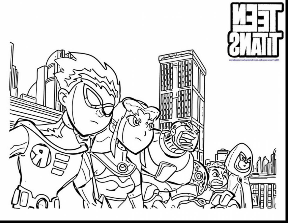 1152x891 Teen Titans Coloring Pages Nywestierescue Com At Page