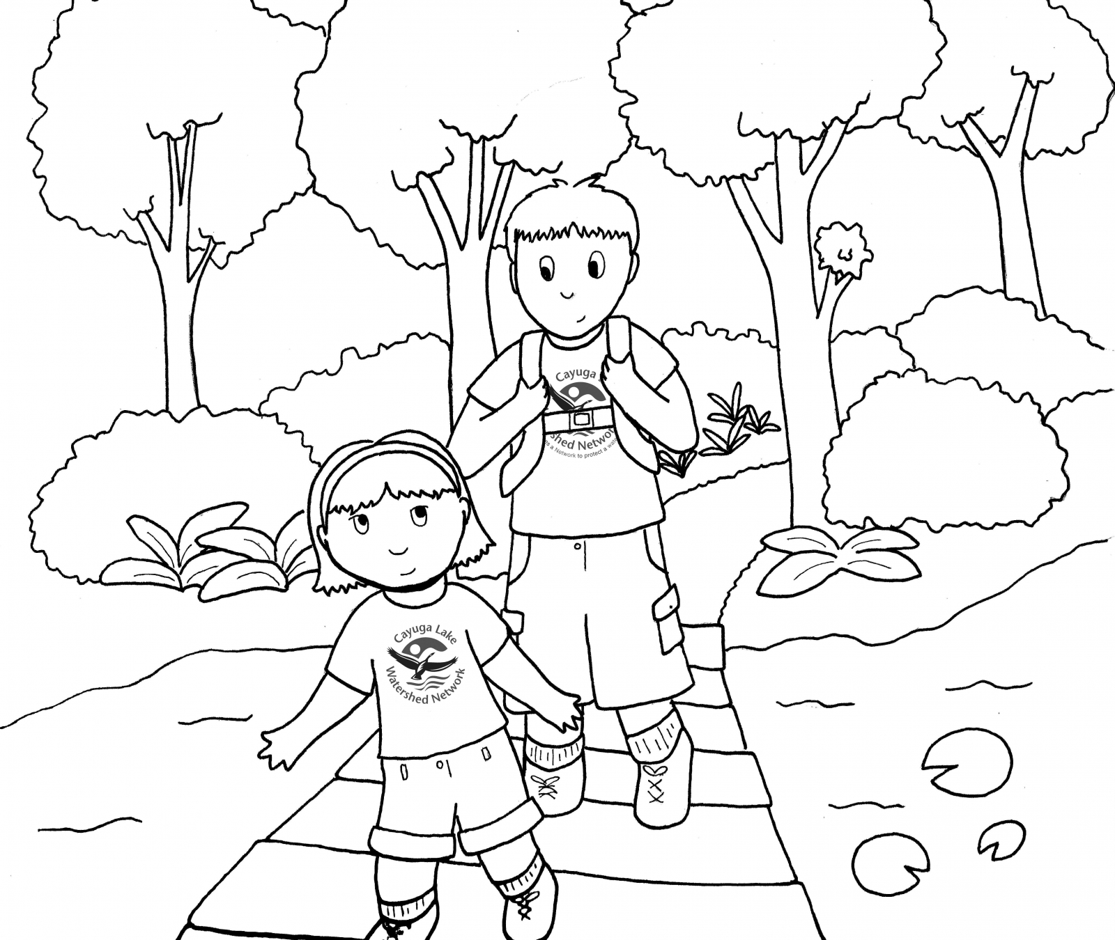 1600x1350 Coloring Pages And Activities Cayuga Lake Watershed Network