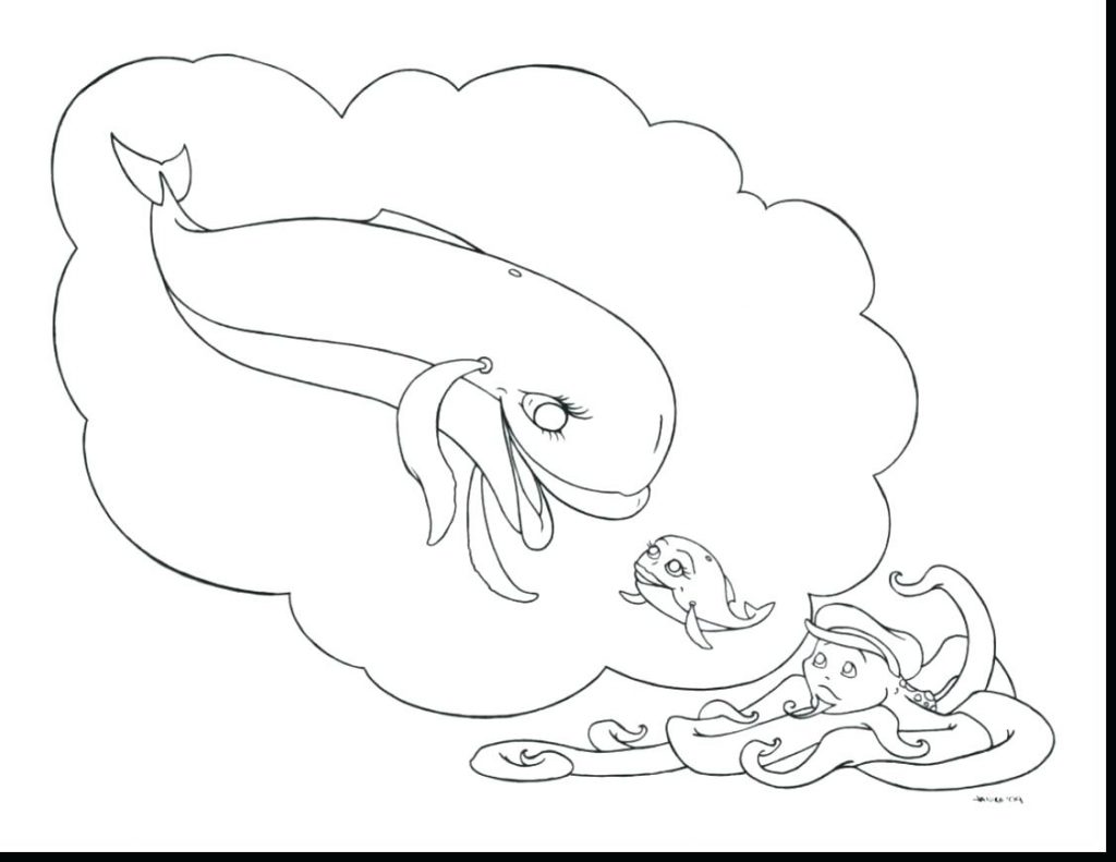 1024x791 Coloring Pages ~ Jonah And The Whale Coloring Pages Remarkable